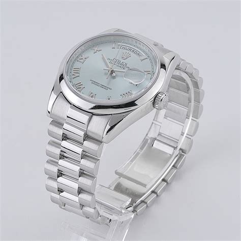 rolex presidential glacier mens|rolex presidential bracelet.